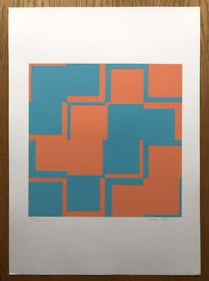 Oskar Putz - Gesigneerde zeefdruk - 1974 - 144/150 - Zelden aangeboden! verkocht voor € 125!