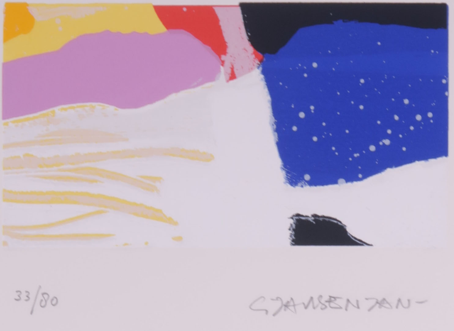 Geert Jan Jansen - Zeefdruk, Serious kopen? Bied vanaf 35!