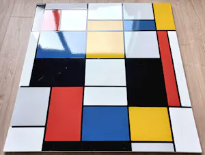 Piet Mondriaan - Composition A, emaille op metaal (unica, groot) kopen? Bied vanaf 1150!