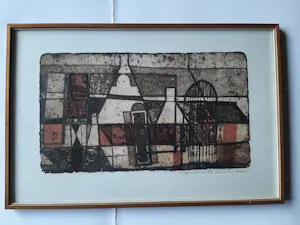 Anne Huitema - Litho, Zonder titel kopen? Bied vanaf 40!