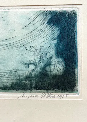 Eugene Peters - Boom in mistig landschap kopen? Bied vanaf 25!