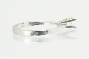 Elegante 18 karaats witgouden & diamanten dames Solitair ring - 0.30ct N-vs kopen? Bied vanaf 230!
