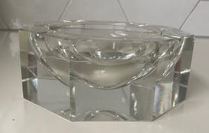 Moser - Art deco achthoekige kristallen asbak kopen? Bied vanaf 1!