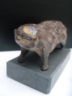 Brons (Onbekend) - Mooi beeldje van een Das kopen? Bied vanaf 145!