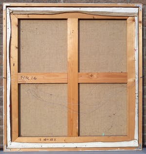 Gérard Grassère - Vrouw met vruchten in psychedelische setting, olieverf op doek (ingelijst) kopen? Bied vanaf 1!