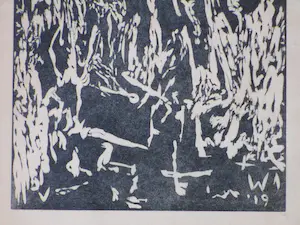 Erich Wichmann - Abstracte Compositie - Houtgravure kopen? Bied vanaf 40!