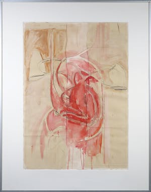Lieske Meima - Gouache, Zonder titel - Ingelijst kopen? Bied vanaf 1!