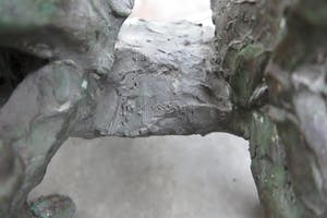 Jits Bakker - Mooi groot bronzen beeld, Op het bankje kopen? Bied vanaf 1800!