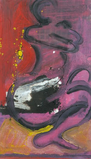 George Struikelblok - Gemengde techniek op doek, Zonder Titel - Ingelijst kopen? Bied vanaf 200!