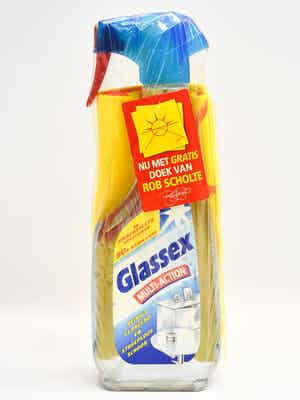 Rob Scholte - Glassex - 'nu met gratis doekje van Rob Scholte' - Conceptuele kunst verkocht voor € 50!