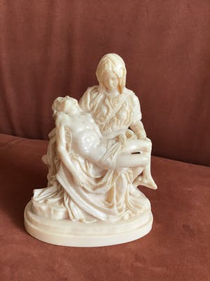 Niet of onleesbaar gesigneerd - Pietá n. Michelangelo van A.Santini, gesigneerd kopen? Bied vanaf 1!