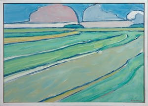 Paul Overhaus - Olieverf op doek, Maaitijd - Ingelijst kopen? Bied vanaf 50!