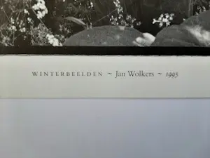 Jan Wolkers - Zeefdruk Winterbeeld XIII + gedicht + foto van Jan Wolkers kopen? Bied vanaf 160!