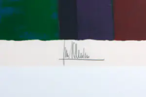 Ton Schulten - Zeefdruk op papier, Dorpskern - Ingelijst (Groot) kopen? Bied vanaf 350!