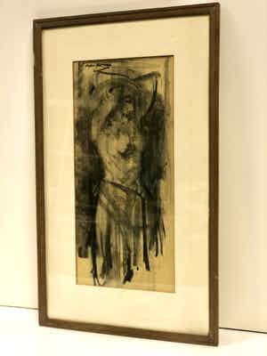 Poppe Damave - Staand naakt verkocht voor € 45!