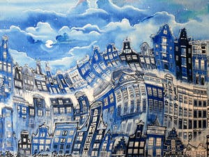 Elena Polyakova - Vrolijk Amsterdam kopen? Bied vanaf 33!