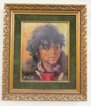 Georges Steel - Jongens kopje - portret kopen? Bied vanaf 80!