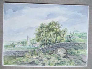 Thijs Mauve - Aquarel "Wydecombe in the Moors" kopen? Bied vanaf 40!