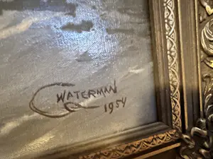 Cornelis Waterman - Waterlandschap kopen? Bied vanaf 150!