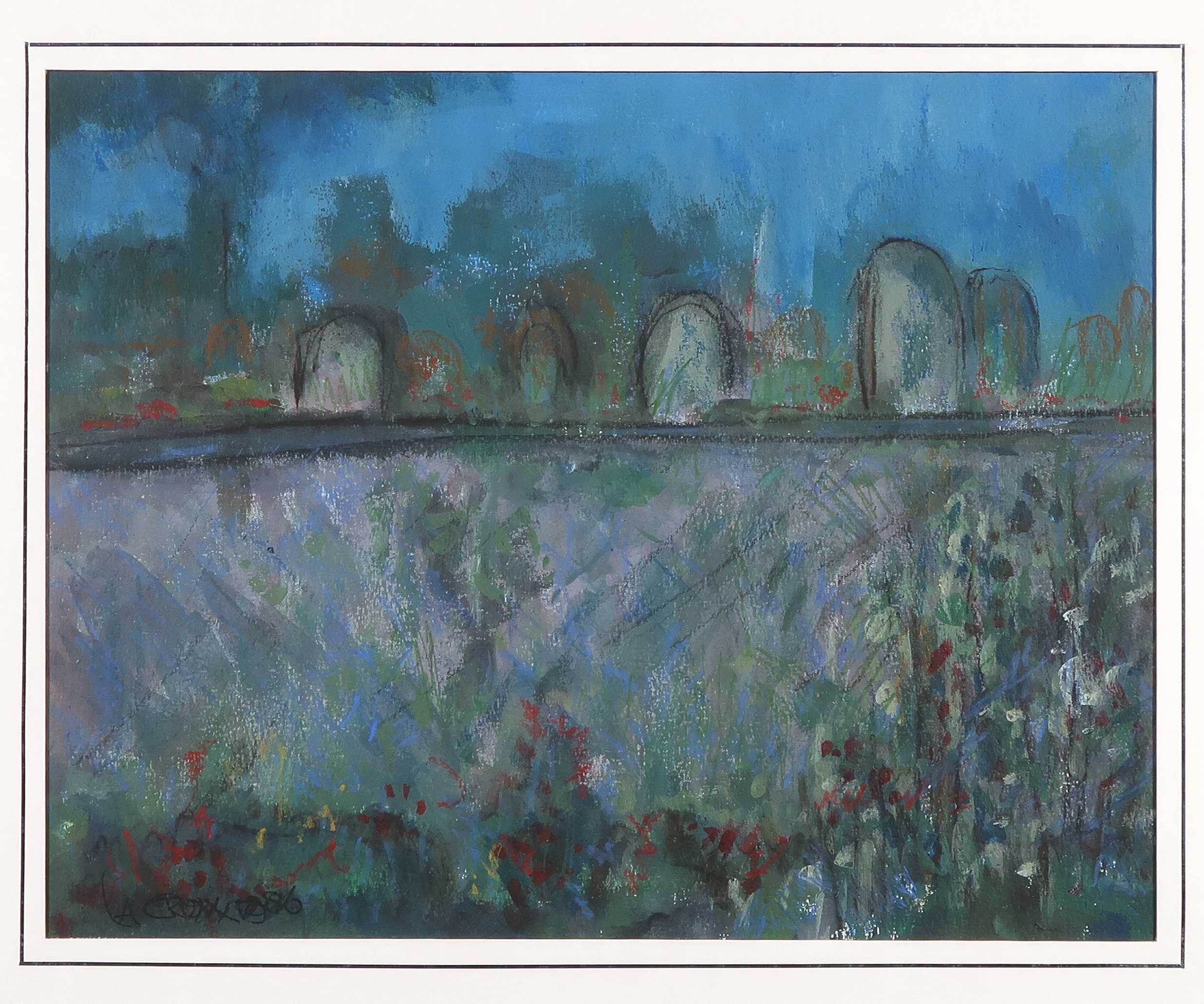 Niet of onleesbaar gesigneerd - Gouache, De muur - Ingelijst kopen? Bied vanaf 1!