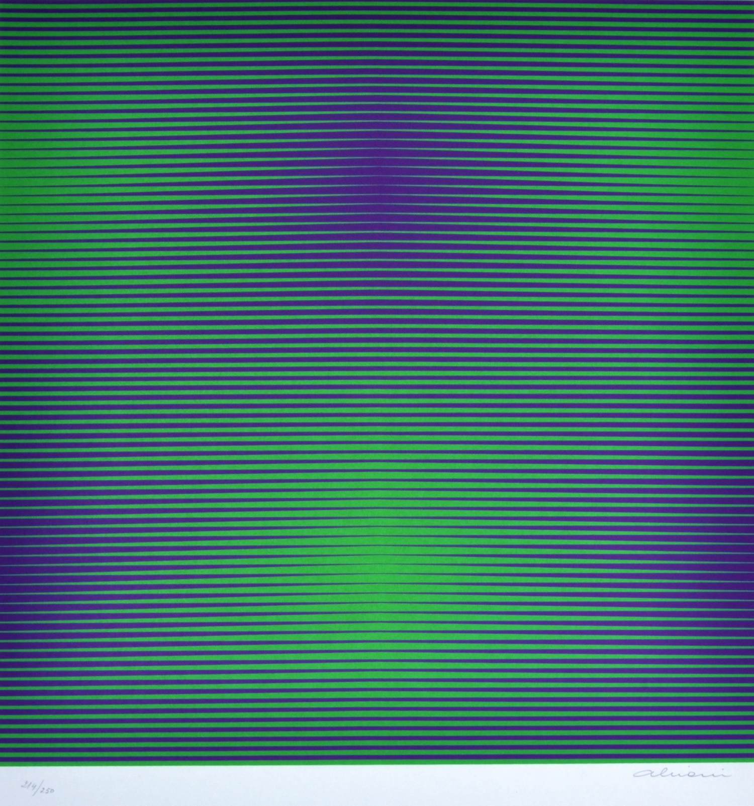 Getulio Alviani - Zeefdruk - Gesigneerd - 54x42 cm - 1977 kopen? Bied vanaf 125!