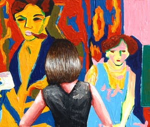 Gerard Boersma - Zelf Portret Ernst Ludwig Kirchner Met Model kopen? Bied vanaf 75!