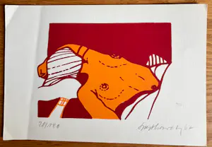 Hans-Joachim Spesshardt - Lot van 4 gesigneerde zeefdrukken- 1967 kopen? Bied vanaf 65!