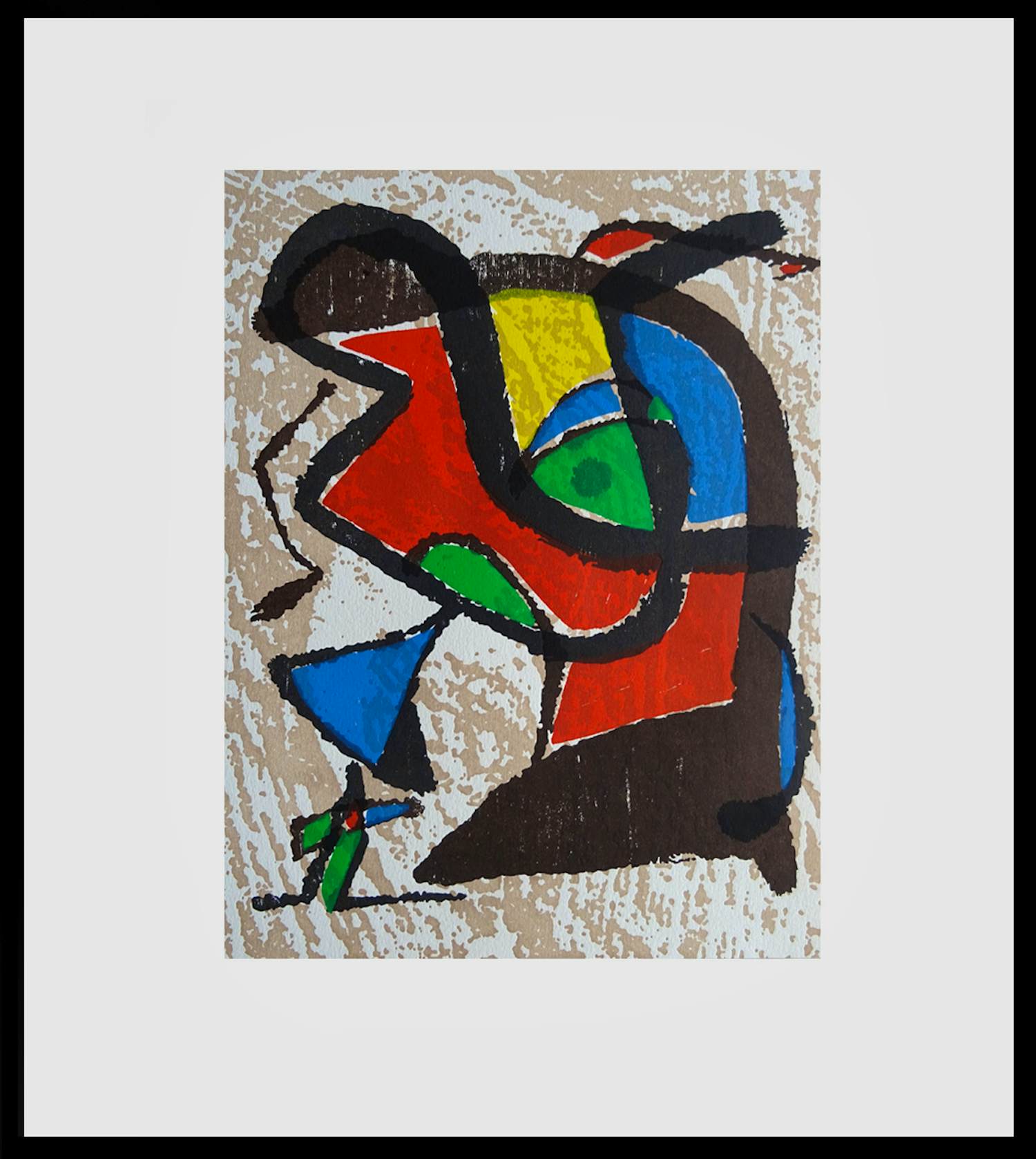 Joan Miro - Houtsnede 1973 " oplage 1.500 stuks , Lelong ,Paris verkocht voor € 129!