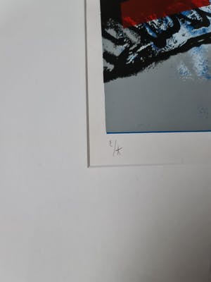 Herman Brood - Bluf - gesigneerd - ingelijst - EA - groot kopen? Bied vanaf 600!