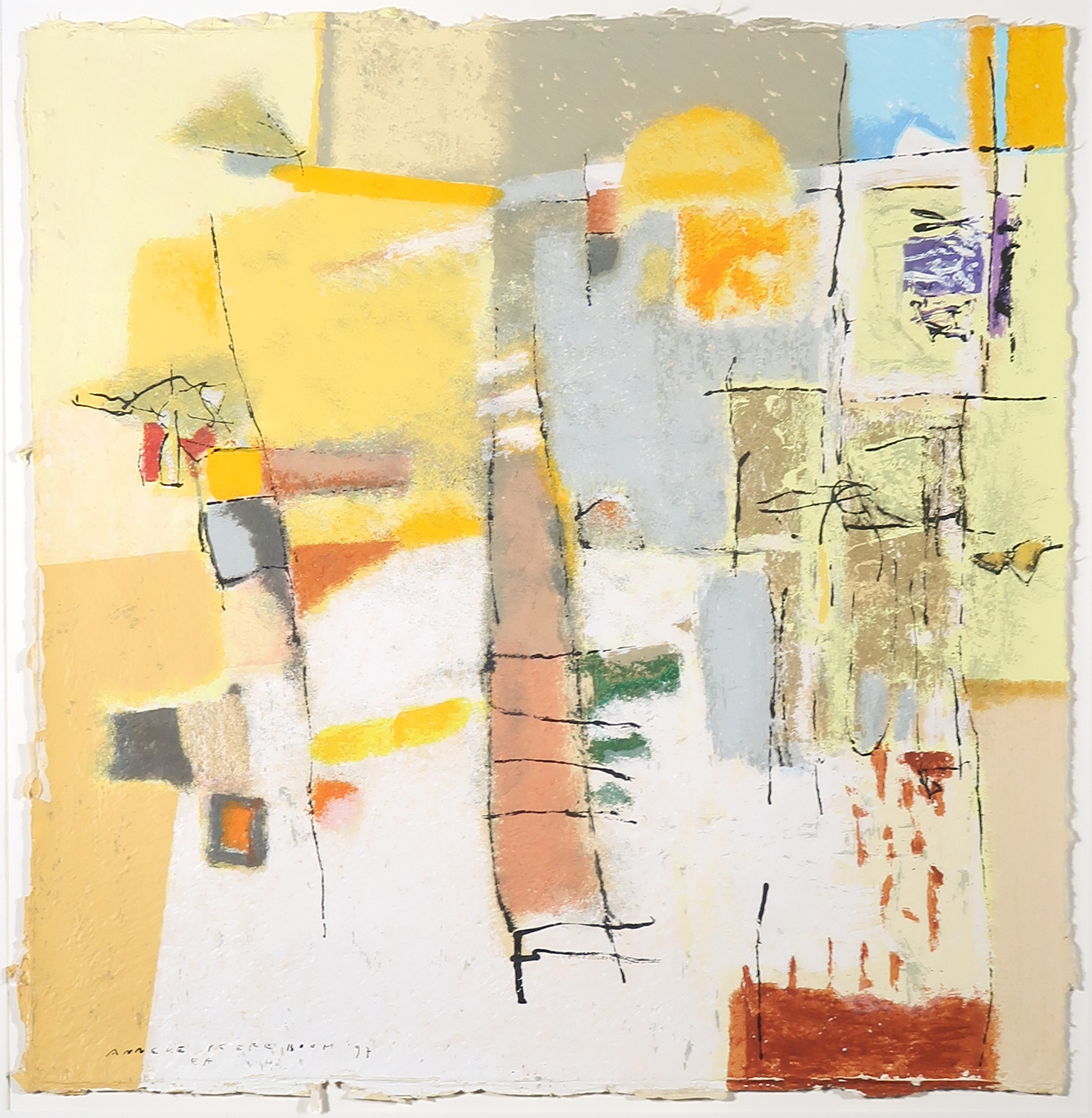 Anneke Peereboom - Zeefdruk, Zonder titel  kopen? Bied vanaf 20!