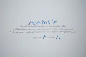 Tom Eyzenbach - Bibliofiele uitgave, gesigneerd, nr. 31/69 kopen? Bied vanaf 20!
