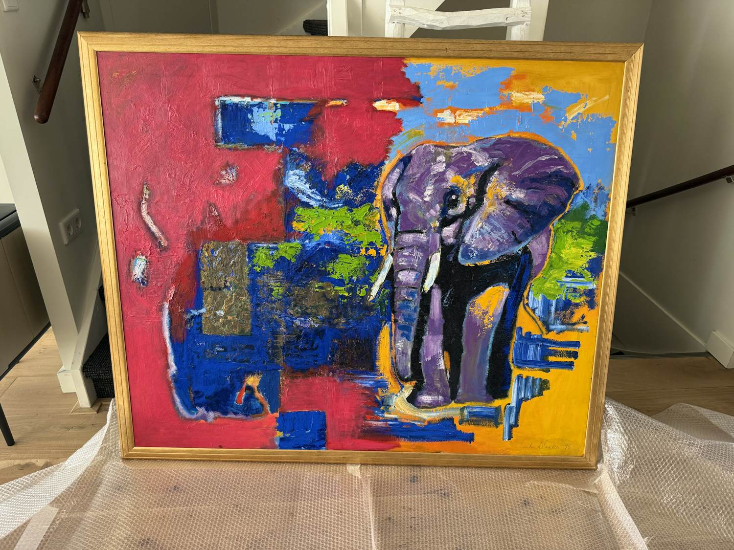 Carlos Blaaker - Olifant in de natuur kopen? Bied vanaf 720!