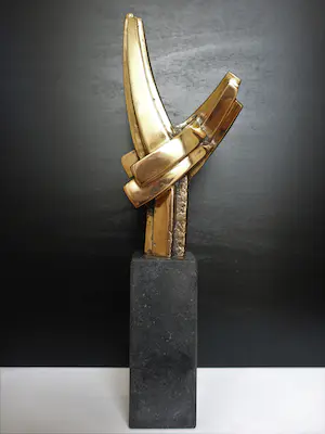 Brons (Onbekend) - gepolijst abstract brons, zeer mooi. kopen? Bied vanaf 325!