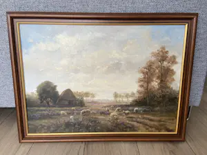 Jan Ernens - Schapen op heide bij schuur kaufen? Bieten Sie von 175!