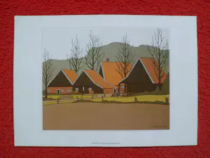 Klaas Bernink - prachtige, unieke verzamelmap met 12 kleurenlitho's en levensbeschrijving. kopen? Bied vanaf 225!