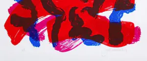Gerrit Westerveld - Kleurrijke abstracte lithografie kopen? Bied vanaf 25!