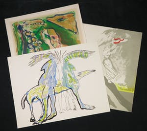 Martin Engelman - Hannes Postma + Hanny Ramaer, Lot van drie stuks grafiek kopen? Bied vanaf 1!