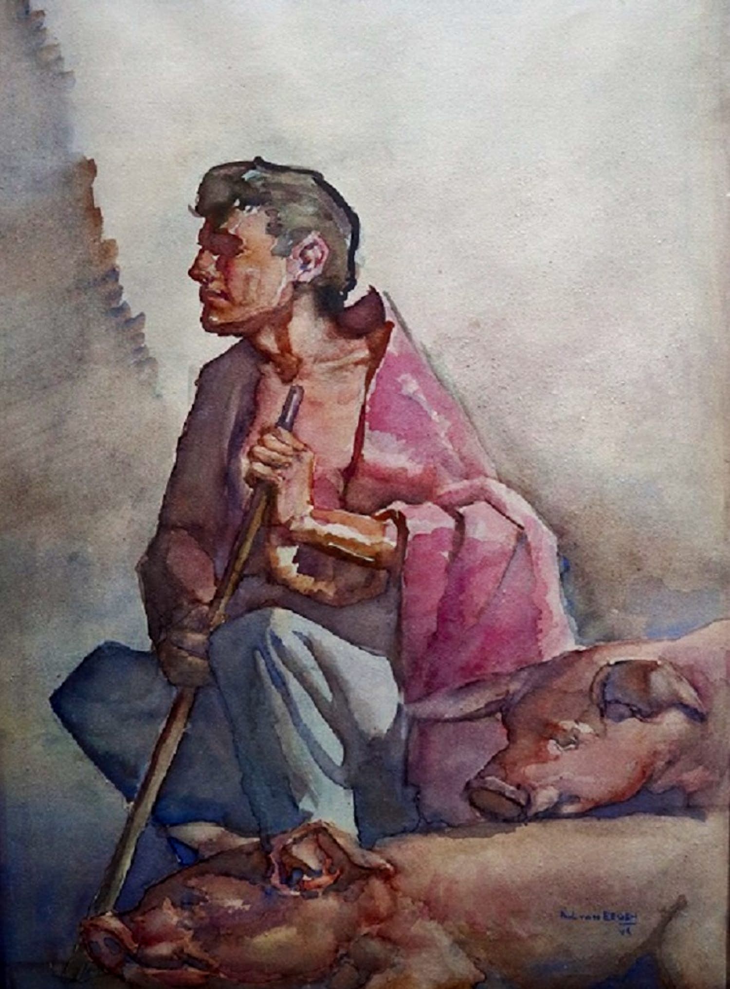 Paul van Eeden - Varkenshoeder verkocht voor € 50!
