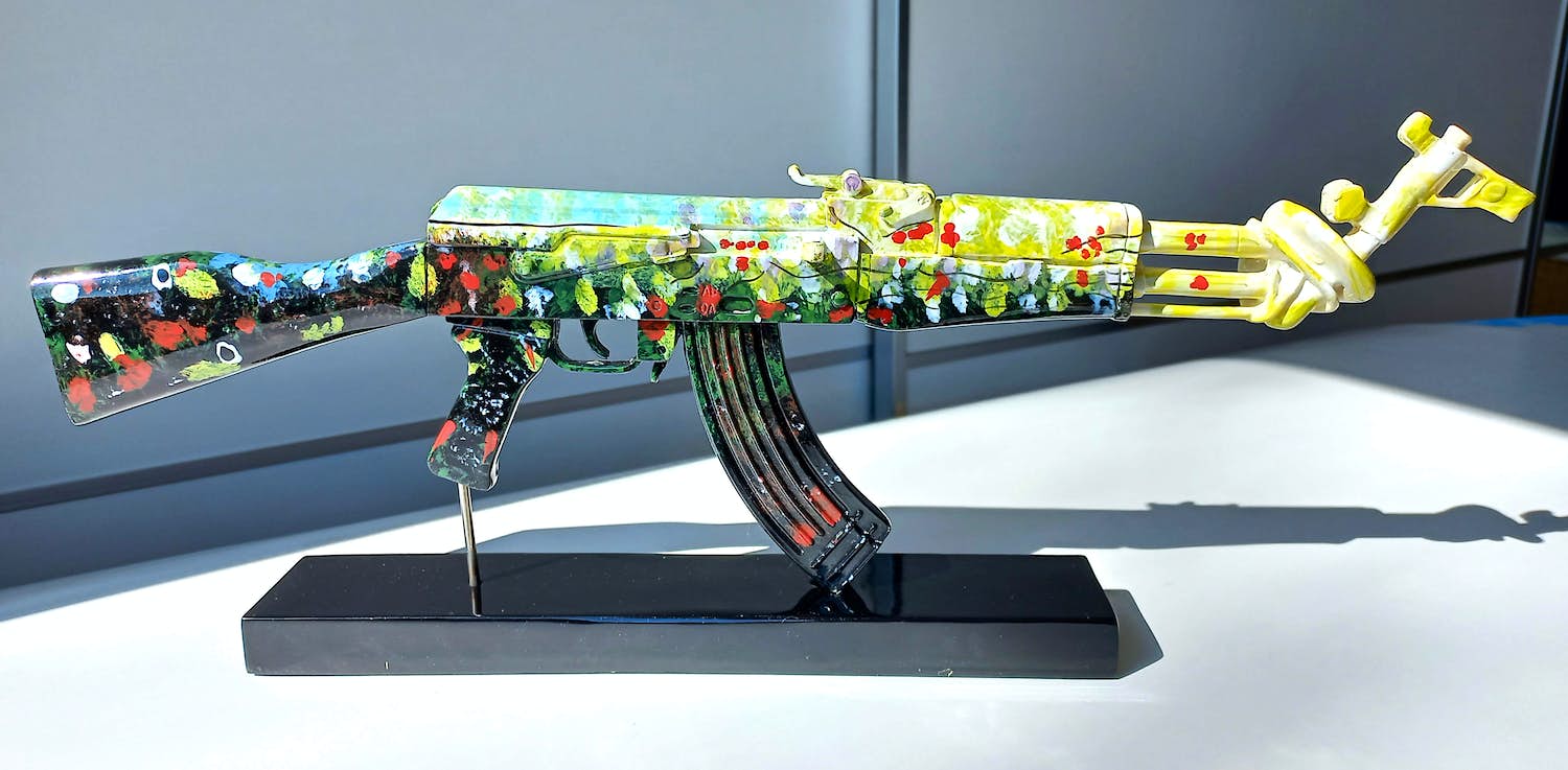 Diederik Van Apple - AK-47 Peace Edition, kunststof object in originele kist kopen? Bied vanaf 375!