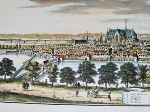 Matthäus Merian - en Quacq 3 gravures Leiden Amsterdam Rotterdam kaufen? Bieten Sie von 10!