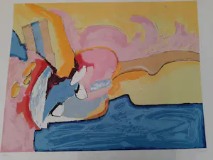 Ton van Kesteren - Prachtige kleurrijke grote zeefdruk kopen? Bied vanaf 35!