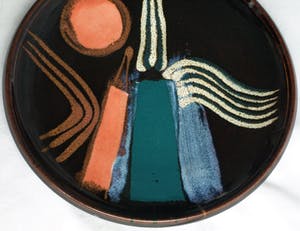 Brian Gartside - Aardewerk – bord – doorsnede 31,5 cm kopen? Bied vanaf 35!