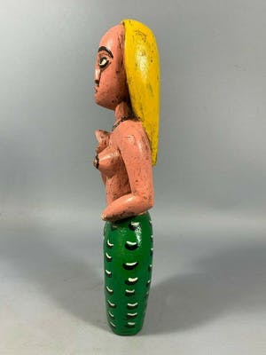 Benin - 200927 - Old Fon mami wata Statue from Benin - Nigeria kopen? Bied vanaf 65!