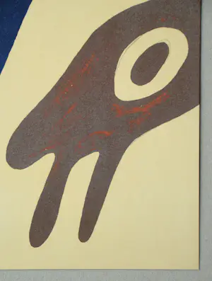 Buy Hans Arp - Hoofd, torso en navel op tafel - 1962 - Originele litho? Bid from 180!