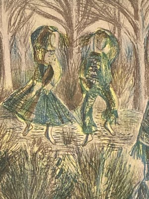 Kees Andrea - Kleuren litho fluitspeler kopen? Bied vanaf 45!