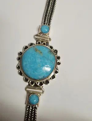 turquoise navajo armband unisex kopen? Bied vanaf 150!