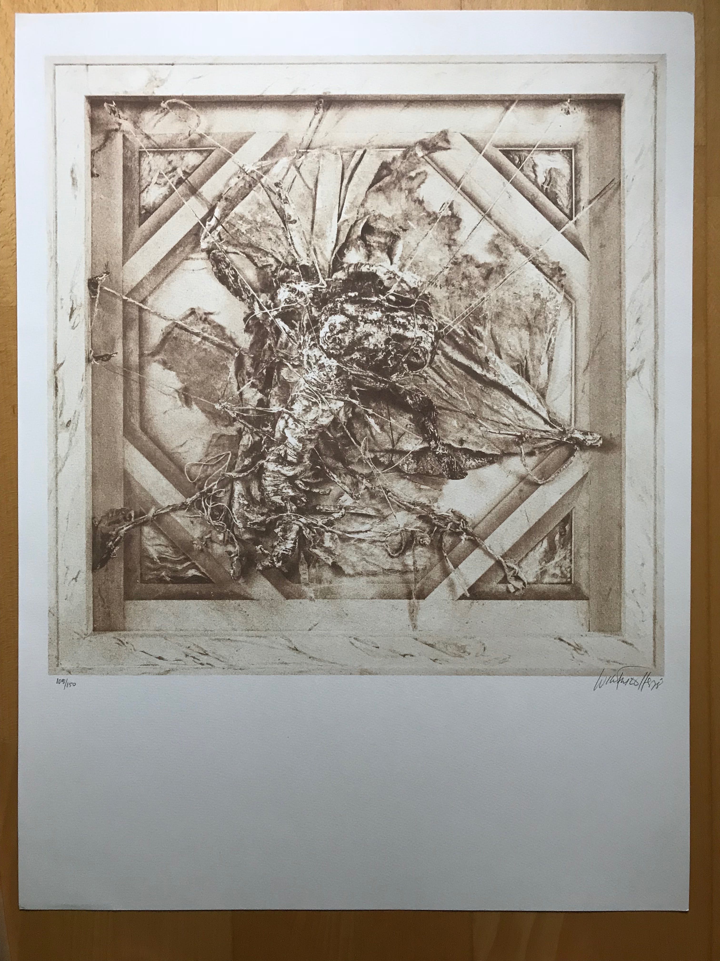 Wilfried Pas - Wilfried Pas - Mooie zeldzame litho - Gesigneerd - 105/150 kopen? Bied vanaf 75!