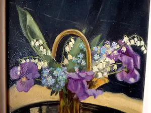 Niet of onleesbaar gesigneerd - Viooltjes, Lelietjesvandalen, Vergeetmijnietjes in vaasje -Joh.J.Galino kopen? Bied vanaf 1!