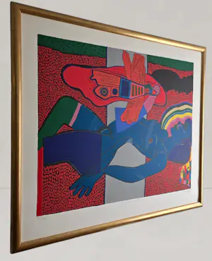 Corneille - Le grand nu bleu - 99/130 - 1986 - Gesigneerd kopen? Bied vanaf 500!