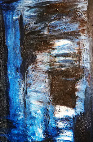 Buy Erik Prins - GROOT acrylverf op doek "full moon phase" - 1998 - in originele (bak)lijst? Bid from 371!